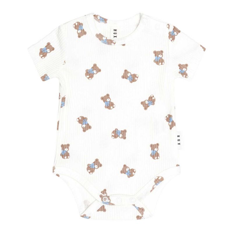 Huxbaby Tumbling Bow S/Slv Bodysuit image number 0